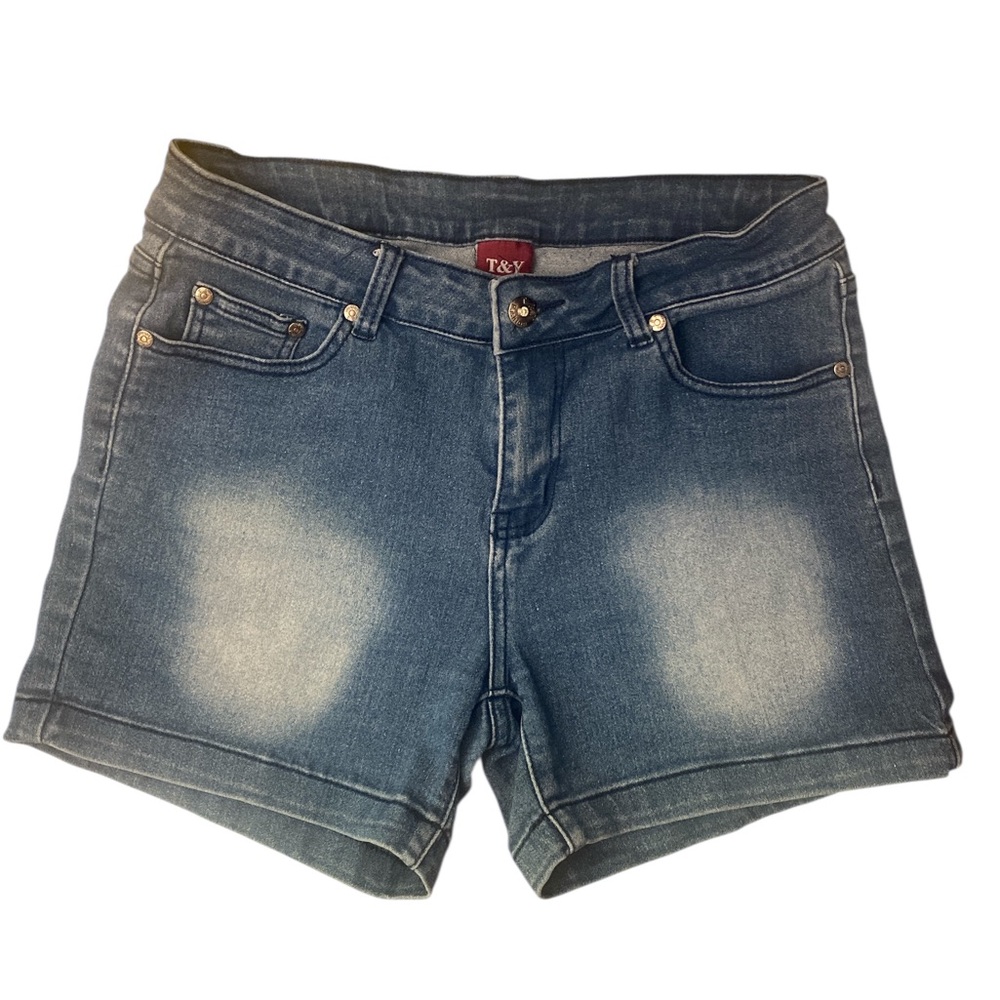T & Y Women's Classic Blue Jean Shorts GUC 9/10